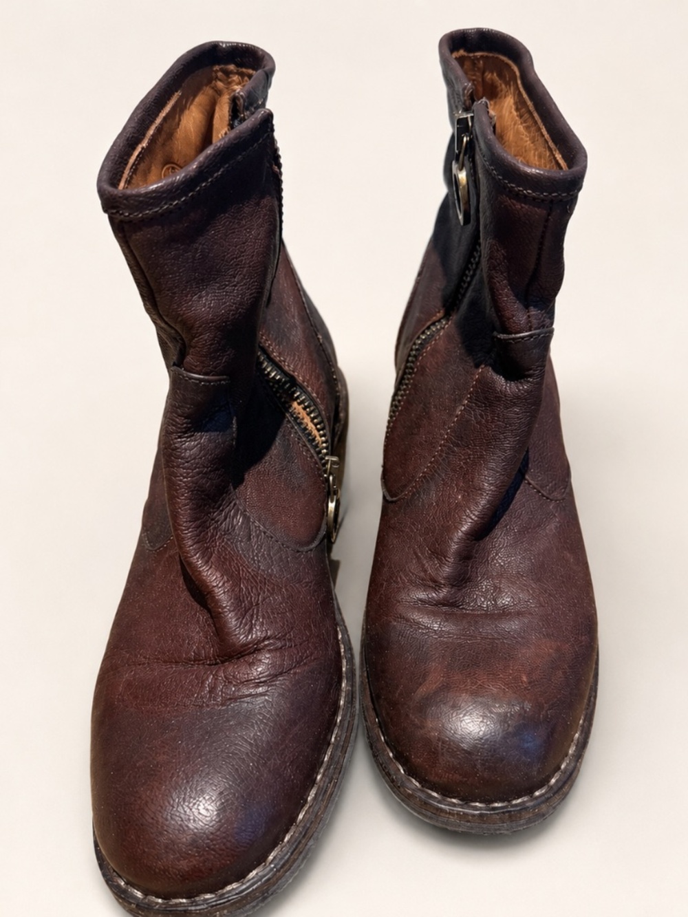 Fiorentini + Baker Eternity Brown Leather Ankle Boots EU 37